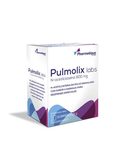 PULMOLIX 600MG SABOR NARANJA SOBRES X 10