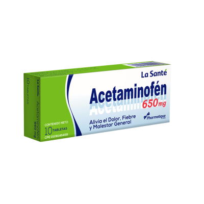 ACETAMINOFEN 650 MG TAB X 10