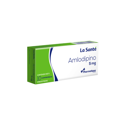 AMLODIPINO 5 MG TAB X 10 TAB