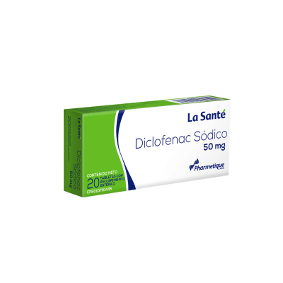 DICLOFENACO SODICO 50 MG TAB X20