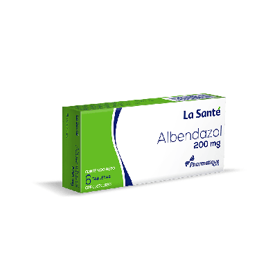 ALBENDAZOL 200 MG TAB X 6