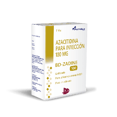 BD-ZADINE AZACITIDI 100MG SOL INY VIALX1