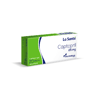 CAPTOPRIL 25 MG TAB X20