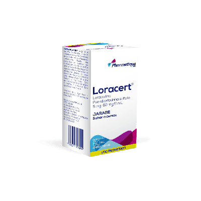 LORACERT 5MG - 60MG/5ML JBE X 60 ML