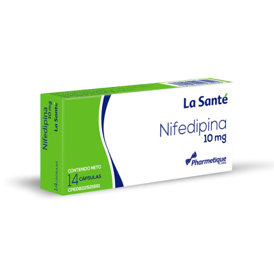 NIFEDIPINA 10 MG CAP X 14