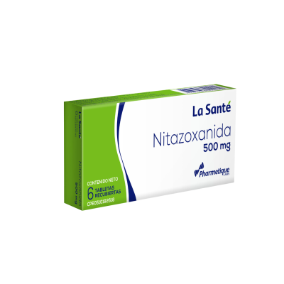 NITAZOXANIDA 500MG X6 TAB VZL